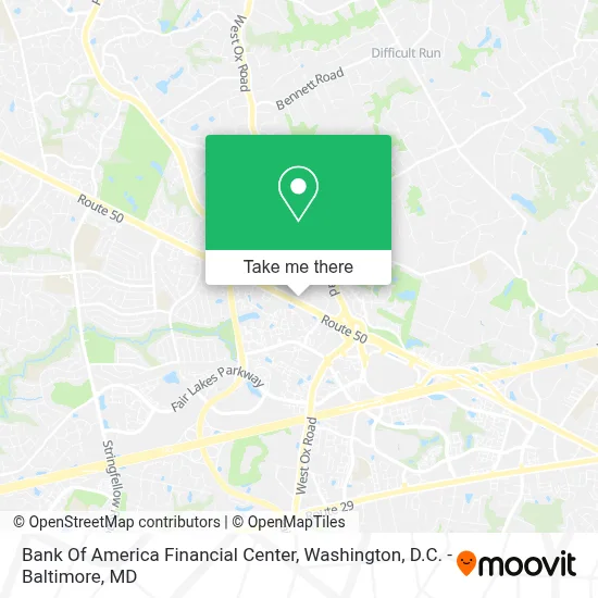 Bank Of America Financial Center map