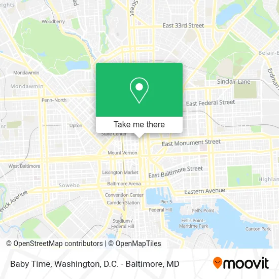 Baby Time map
