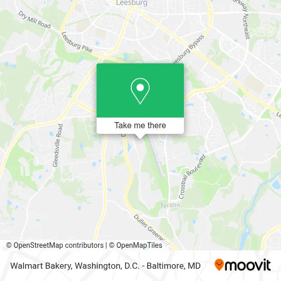 Walmart Bakery map
