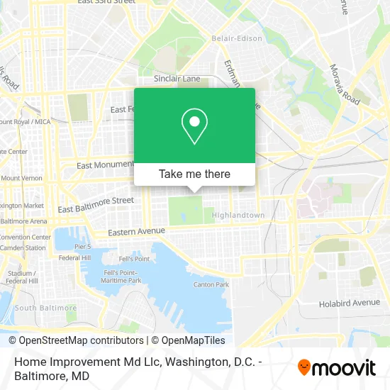 Home Improvement Md Llc map