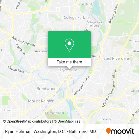 Ryan Hehman map