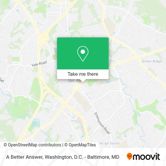 A Better Answer map