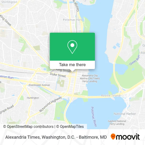 Alexandria Times map