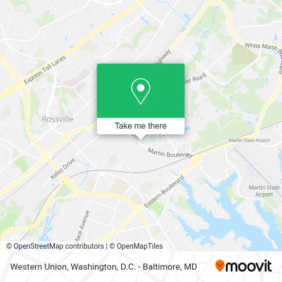 Western Union map