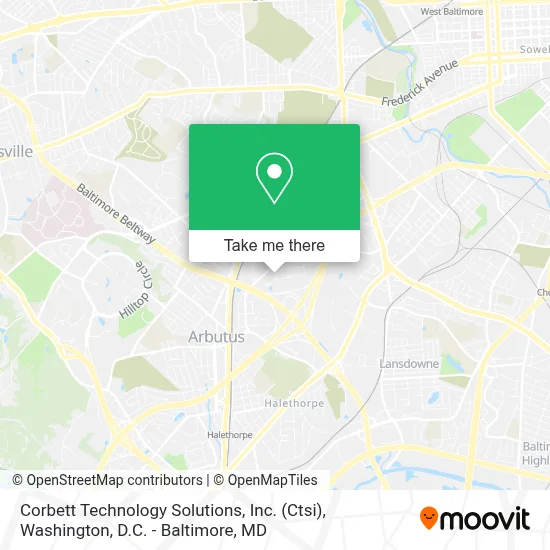Corbett Technology Solutions, Inc. (Ctsi) map
