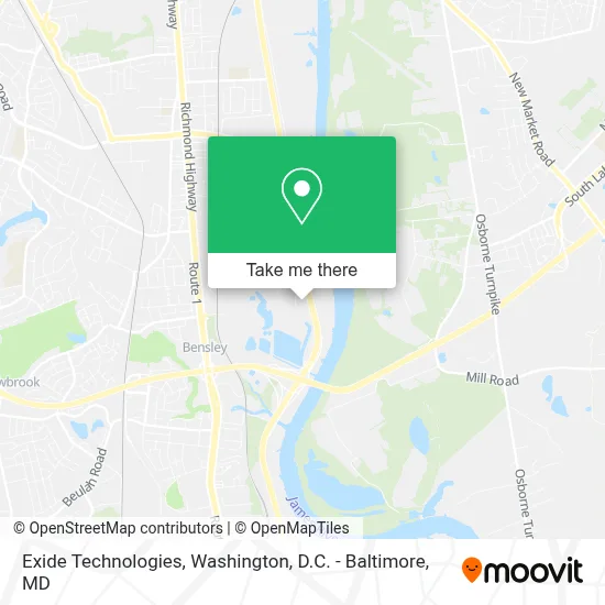 Exide Technologies map