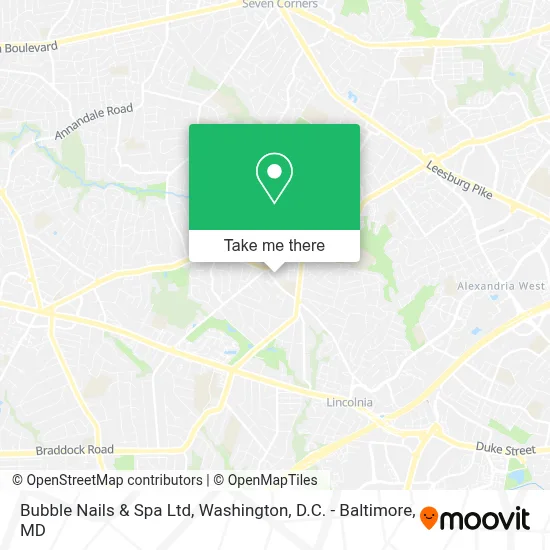 Bubble Nails & Spa Ltd map