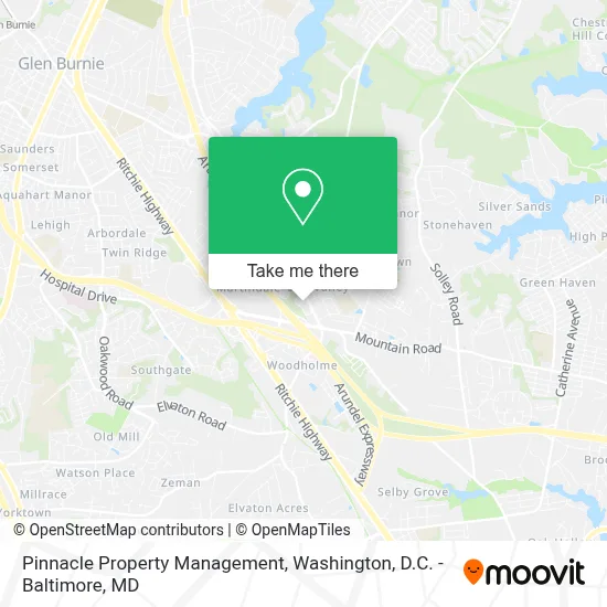 Pinnacle Property Management map