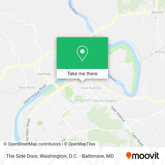 The Side Door map