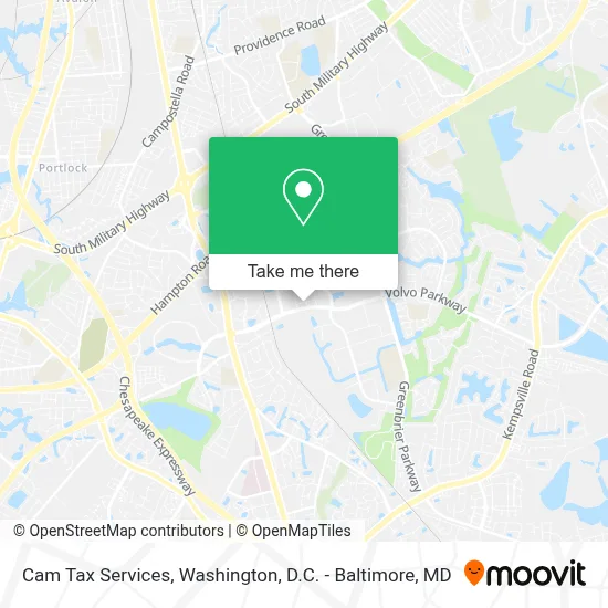 Cam Tax Services map