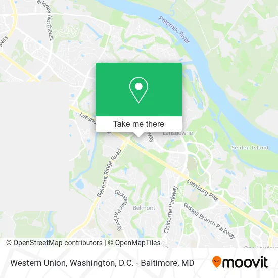 Western Union map