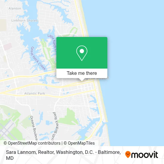 Sara Lannom, Realtor map