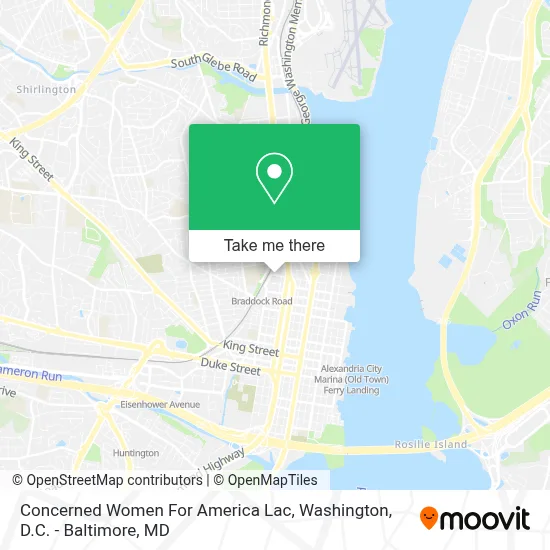Concerned Women For America Lac map