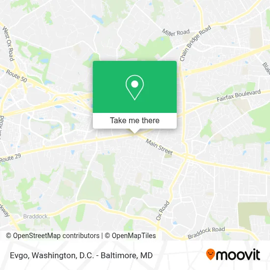 Evgo map