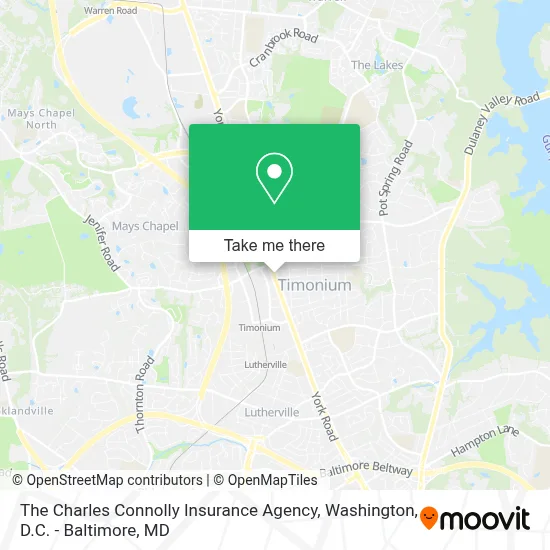 The Charles Connolly Insurance Agency map