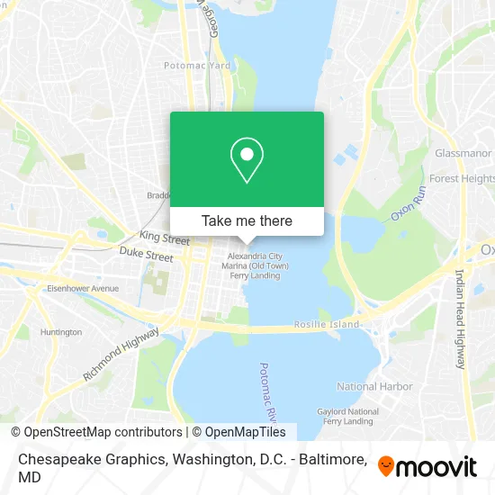 Chesapeake Graphics map