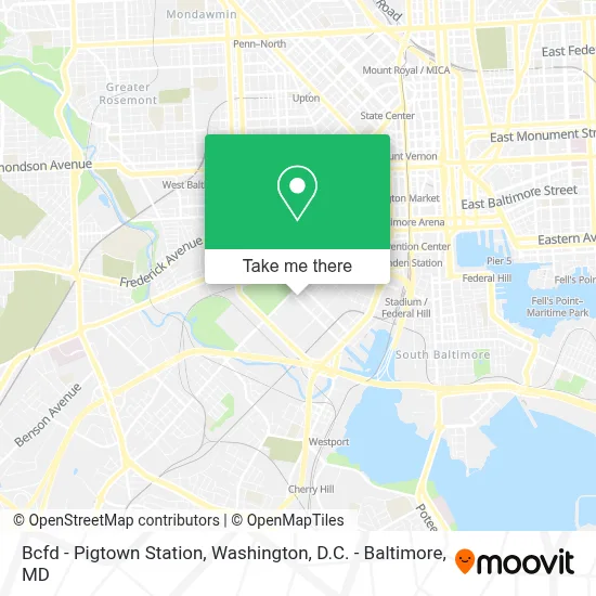 Bcfd - Pigtown Station map