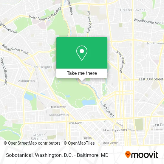 Sobotanical map