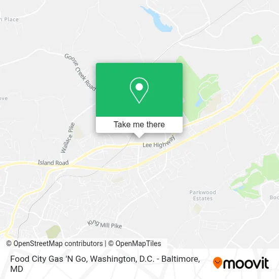 Food City Gas 'N Go map