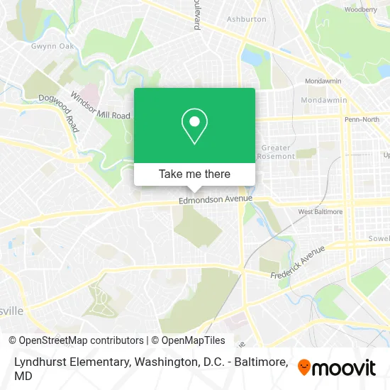 Lyndhurst Elementary map