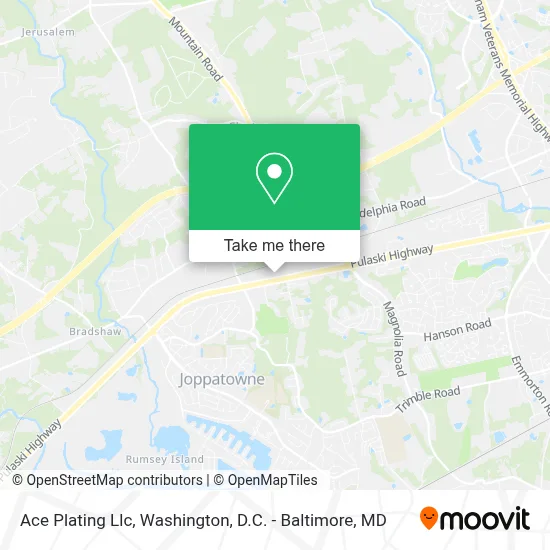Ace Plating Llc map