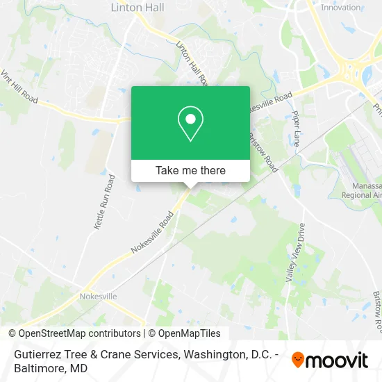 Gutierrez Tree & Crane Services map