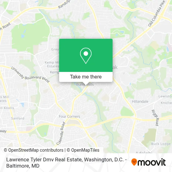 Lawrence Tyler Dmv Real Estate map