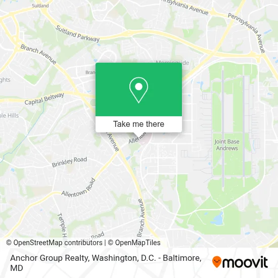 Anchor Group Realty map