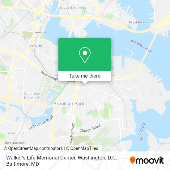 Walker's Life Memorial Center map