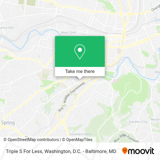 Triple S For Less map