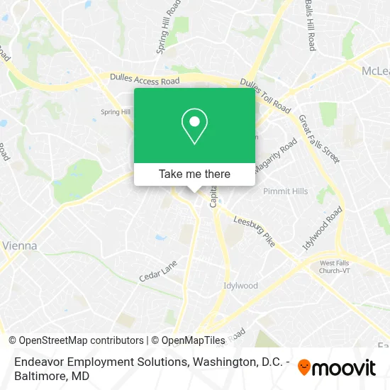 Endeavor Employment Solutions map
