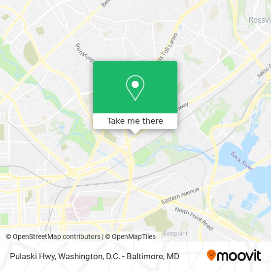 Pulaski Hwy map