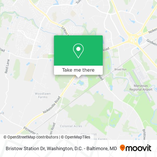 Mapa de Bristow Station Dr