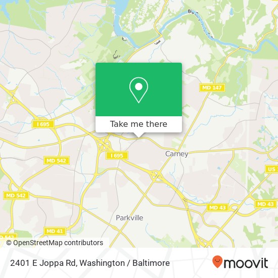 2401 E Joppa Rd, Parkville, MD 21234 map