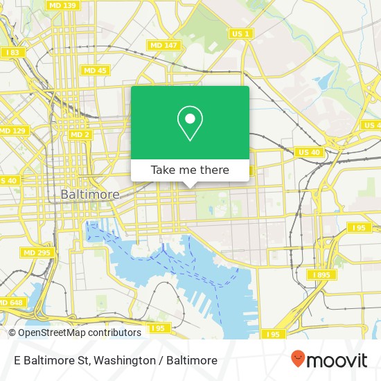 E Baltimore St, Baltimore, MD 21231 map