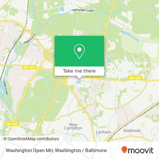 Washington Open Mri, 7399 Hanover Pkwy map