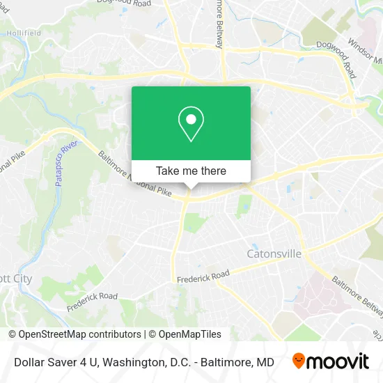 Mapa de Dollar Saver 4 U