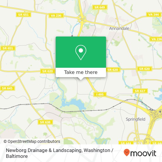 Newborg Drainage & Landscaping, 7920 Woodruff Ct map