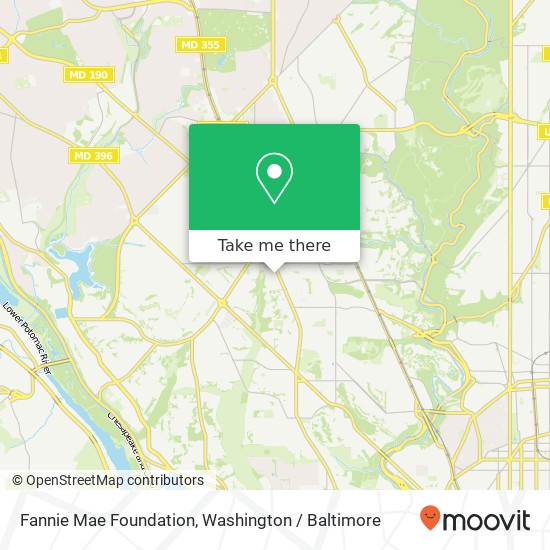 Fannie Mae Foundation, 4000 Wisconsin Ave NW map