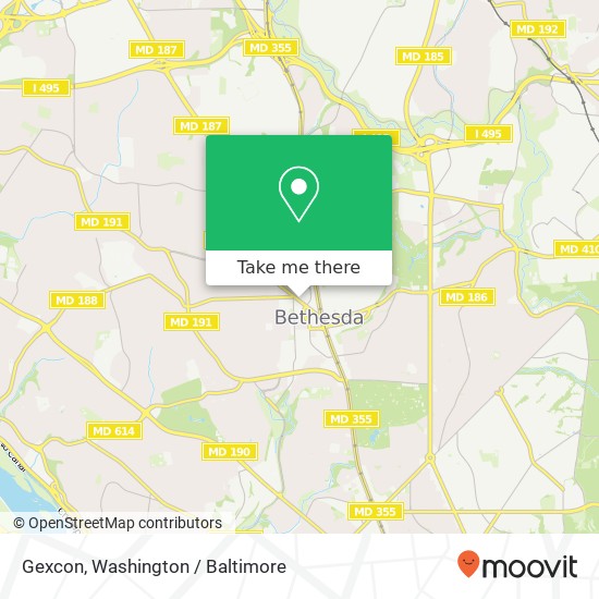 Mapa de Gexcon, 7735 Old Georgetown Rd