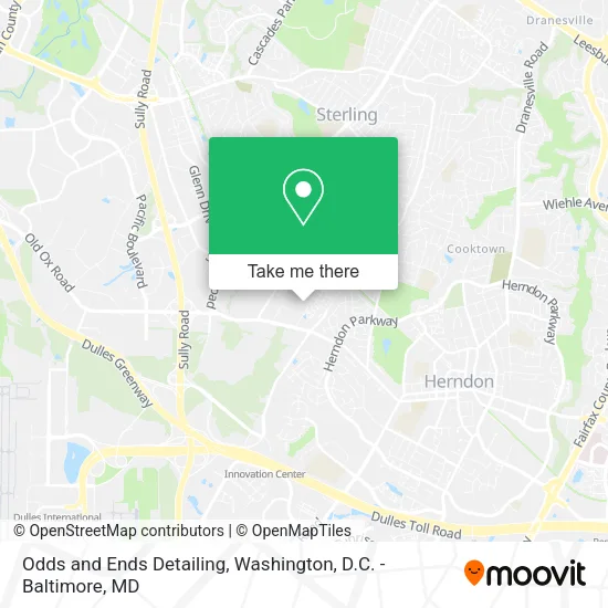 Odds and Ends Detailing map