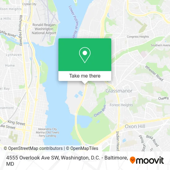 4555 Overlook Ave SW map