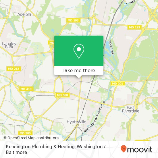 Kensington Plumbing & Heating, 6804 Pineway map