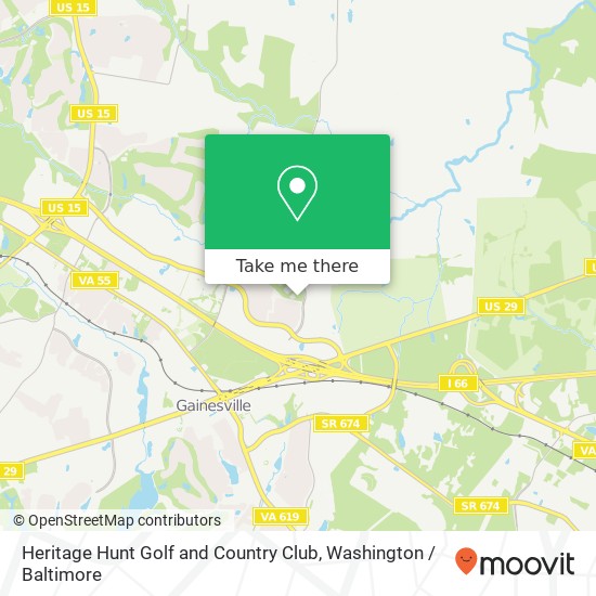 Mapa de Heritage Hunt Golf and Country Club, 6901 Arthur Hills Dr