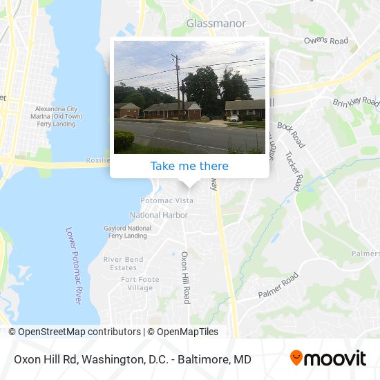 Mapa de Oxon Hill Rd