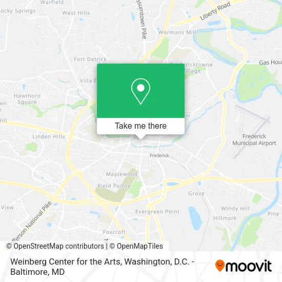 Mapa de Weinberg Center for the Arts