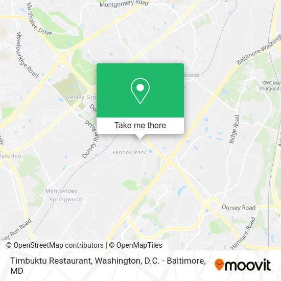 Timbuktu Restaurant map