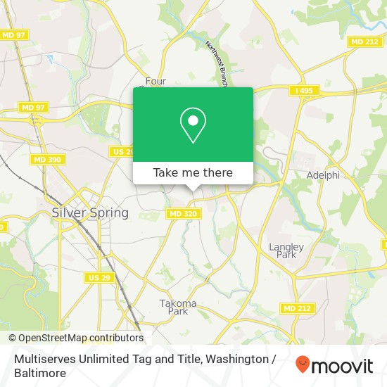 Multiserves Unlimited Tag and Title, 8703 Flower Ave map