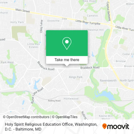Mapa de Holy Spirit Religious Education Office