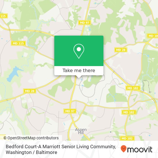 Bedford Court-A Marriott Senior Living Community, 3701 International Dr map